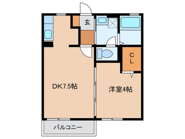 エスポワールの物件間取画像